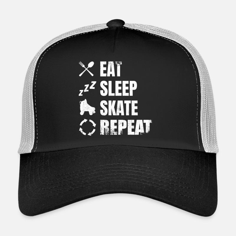 Essen Schlafen Roller Skating Trucker Cap