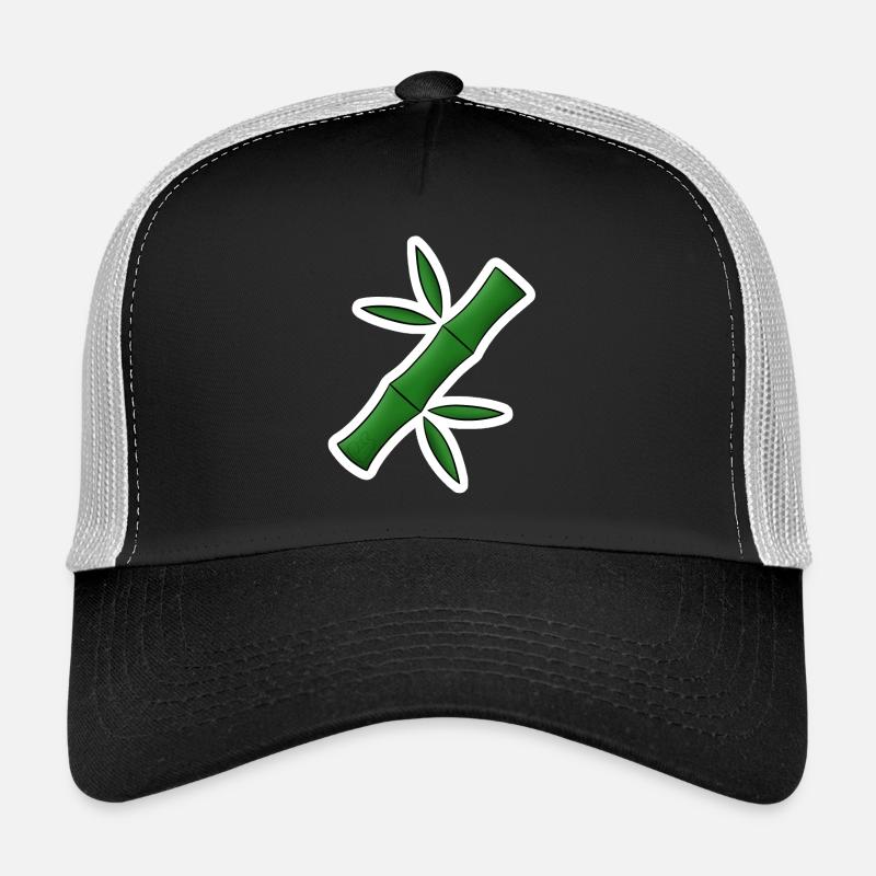 Bambou ! - Casquette trucker  - noir/gris pierre