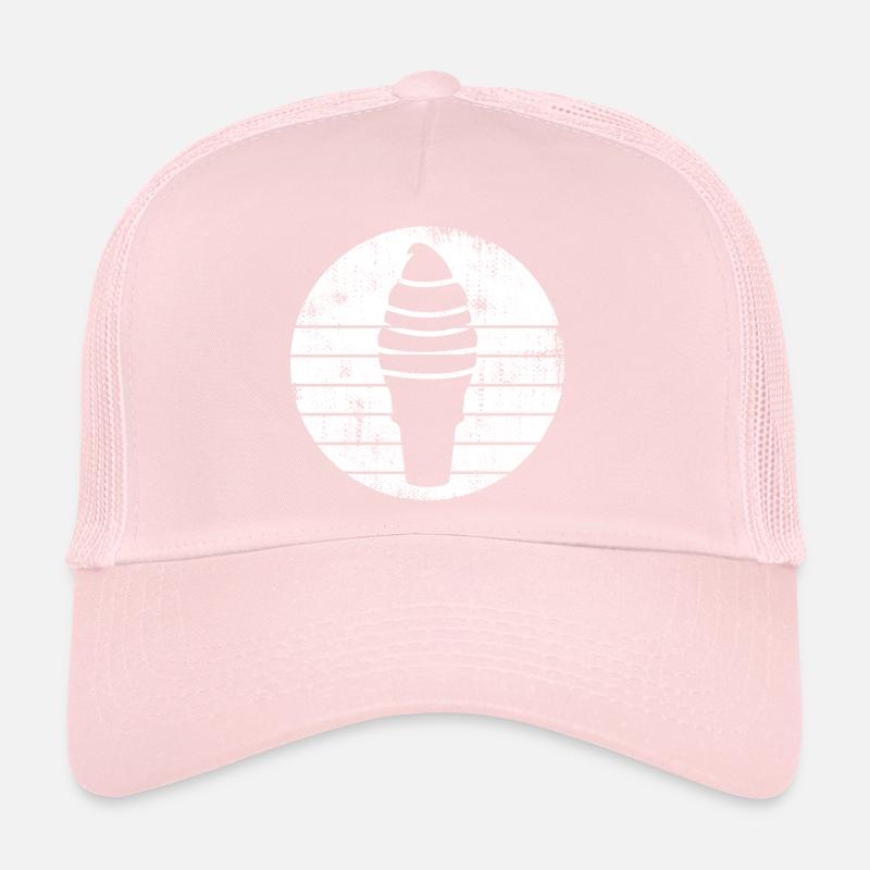 Cornet de crème glacée Casquette trucker 