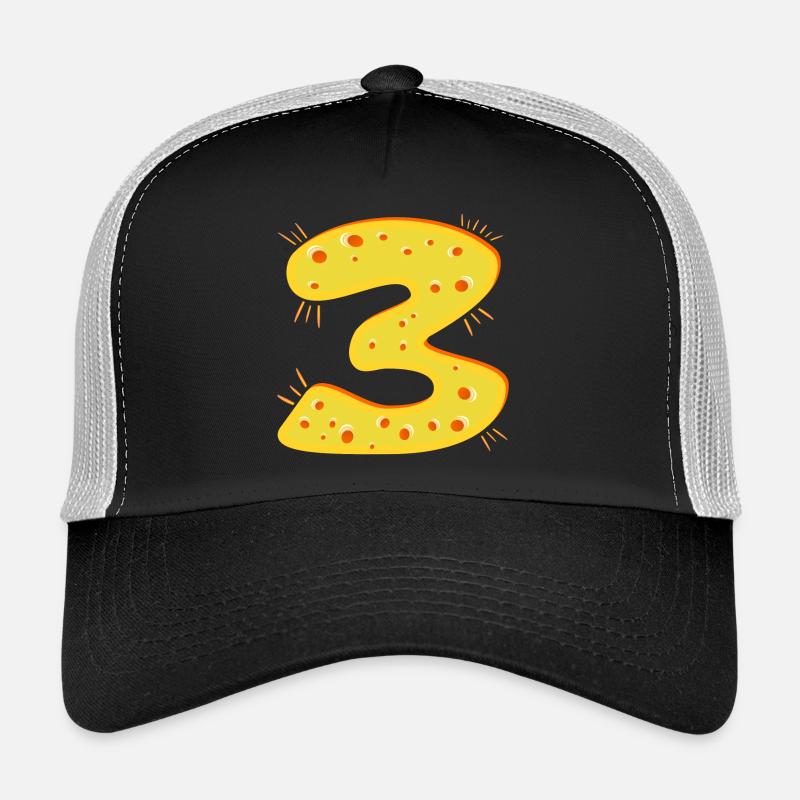 NUMBER 3 ans - FROMAGE de trois ans Casquette trucker 
