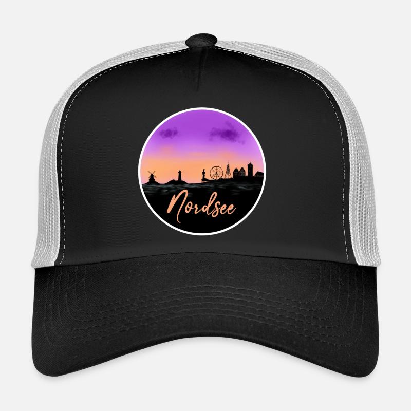 North Sea Fineline Skyline Trucker Cap
