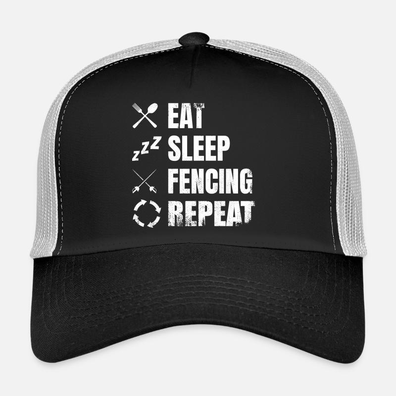 Fencing Daily Routine Trucker Cap