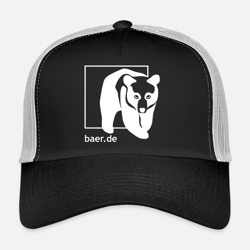baer.de LOGO - Trucker Cap - Schwarz/Steingrau