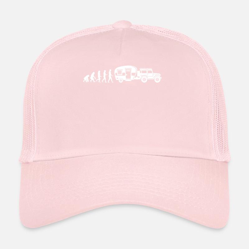 Camping Wanderlust Wanderer Camper Caravan Casquette trucker 