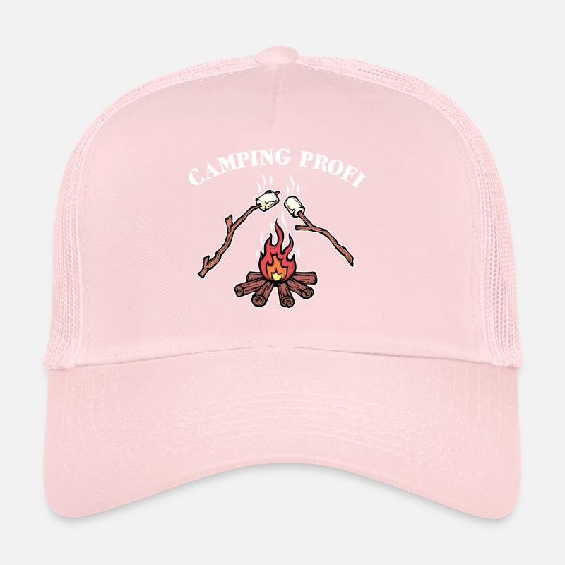 Déclaration de feu de camp de camping Randonneur de camping Casquette trucker 