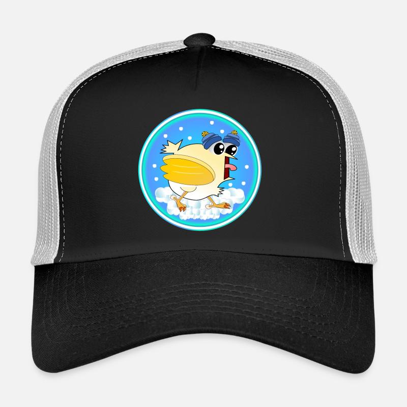 Poulets d’hiver de neige Casquette trucker 