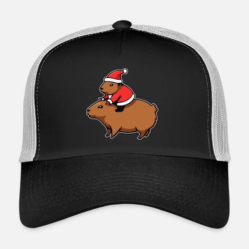 Capybara Weihnachten Trucker Cap