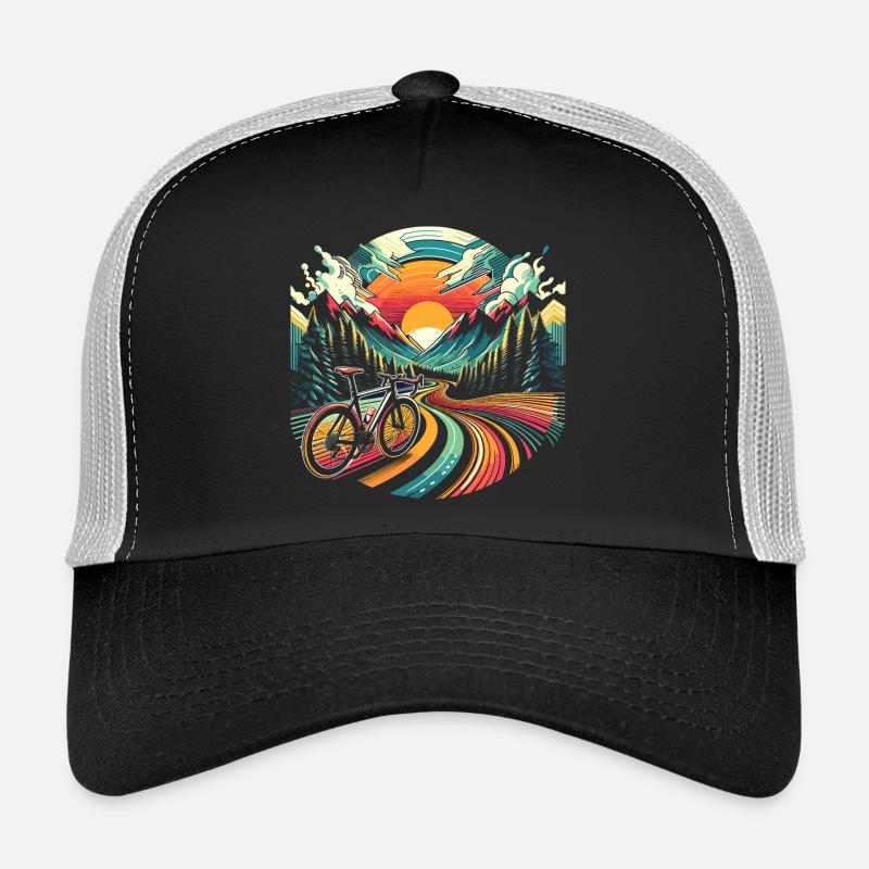 Vélo intrigant. Casquette trucker 