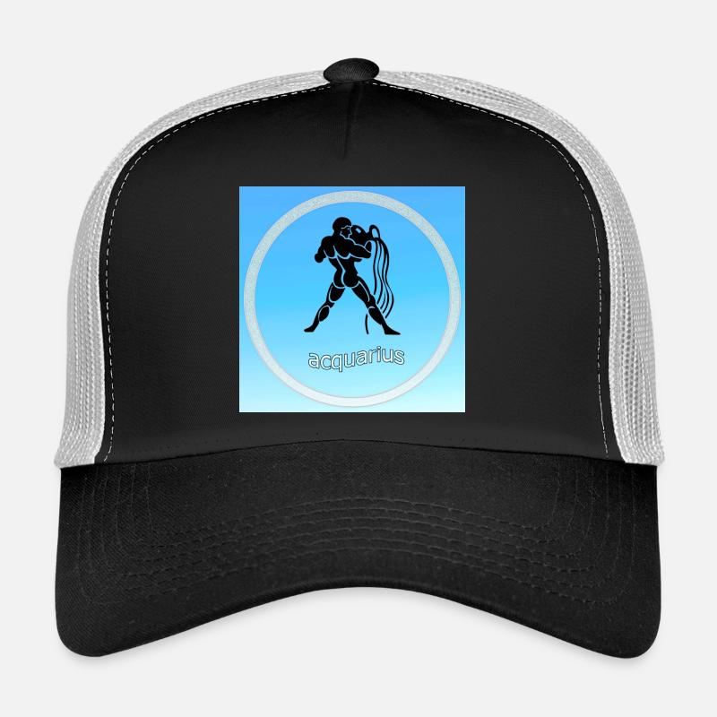 Wassermann - Trucker Cap - Schwarz/Steingrau