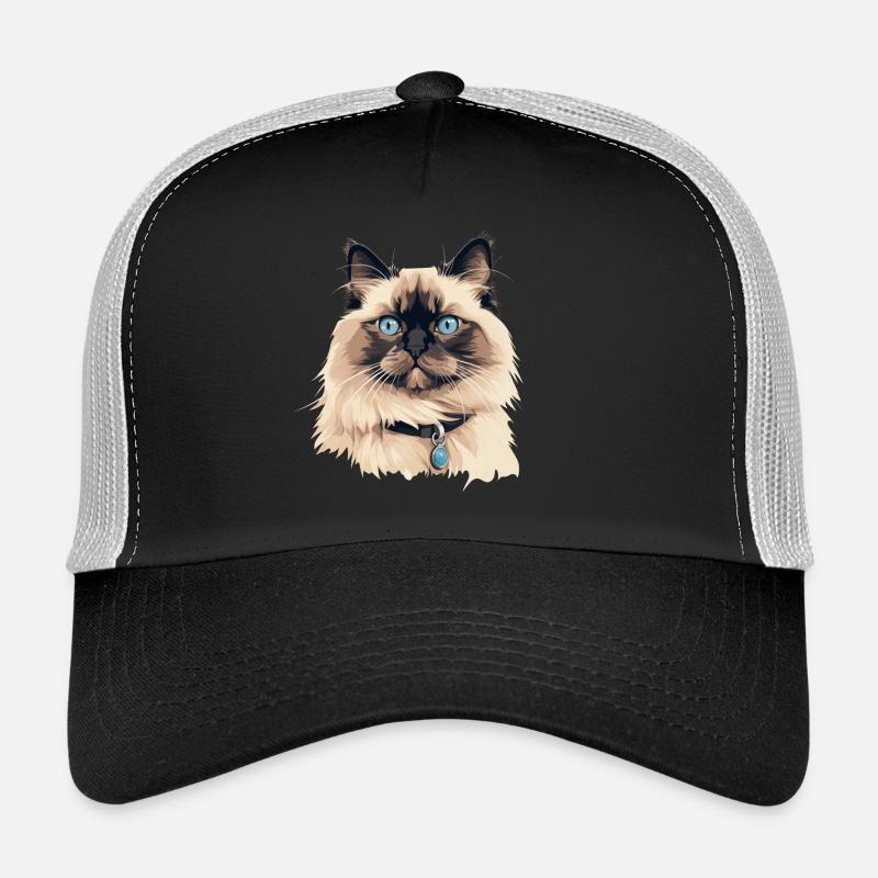 Tête de chat Ragdoll Casquette trucker 