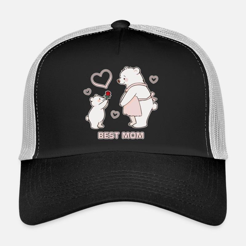 Bären Herzen Beste Mutter Muttertag Trucker Cap