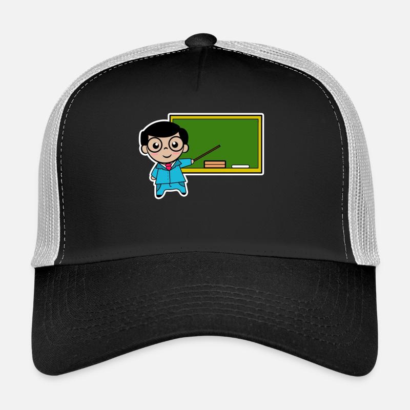 Teacher Job Employee Success Supervisor Work Trucker Cap