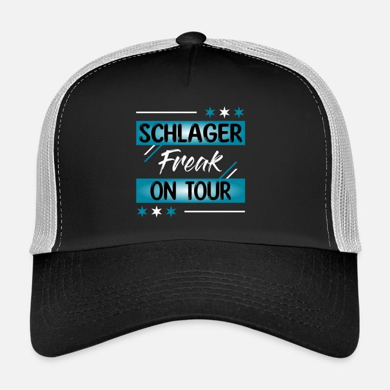 Schlagerfreak on tour - Trucker Cap - black/stone grey
