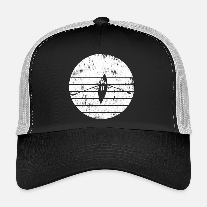 Dessin de bateau à rames Casquette trucker 