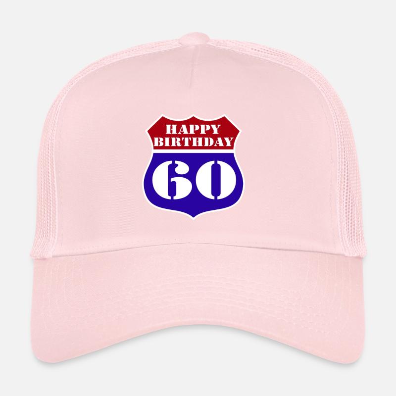 60e anniversaire , US Joyeux anniversaire 60 (25) Casquette trucker 