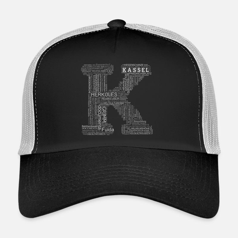 motiv_kassel_k1 - Trucker Cap - black/stone grey