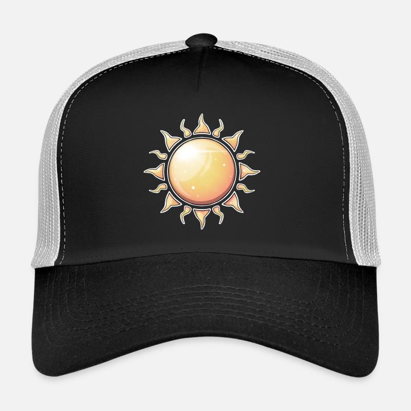 Strahlender Sonnenschliff Natur Design Trucker Cap