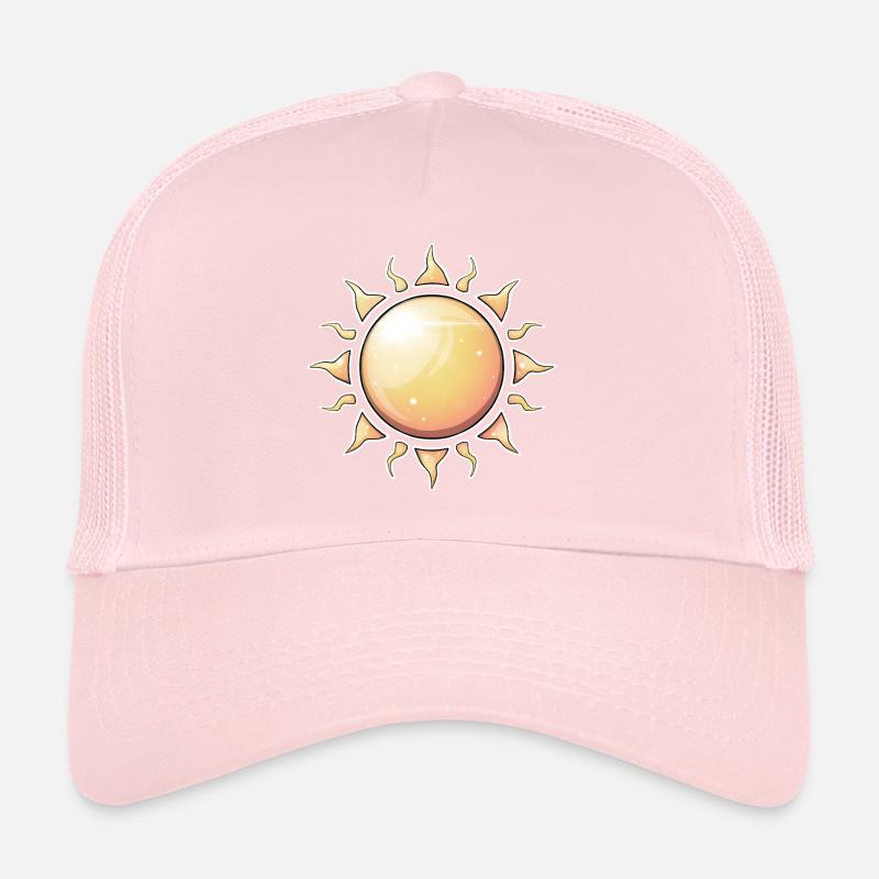 Radiant Sunburst Nature Design Trucker Cap