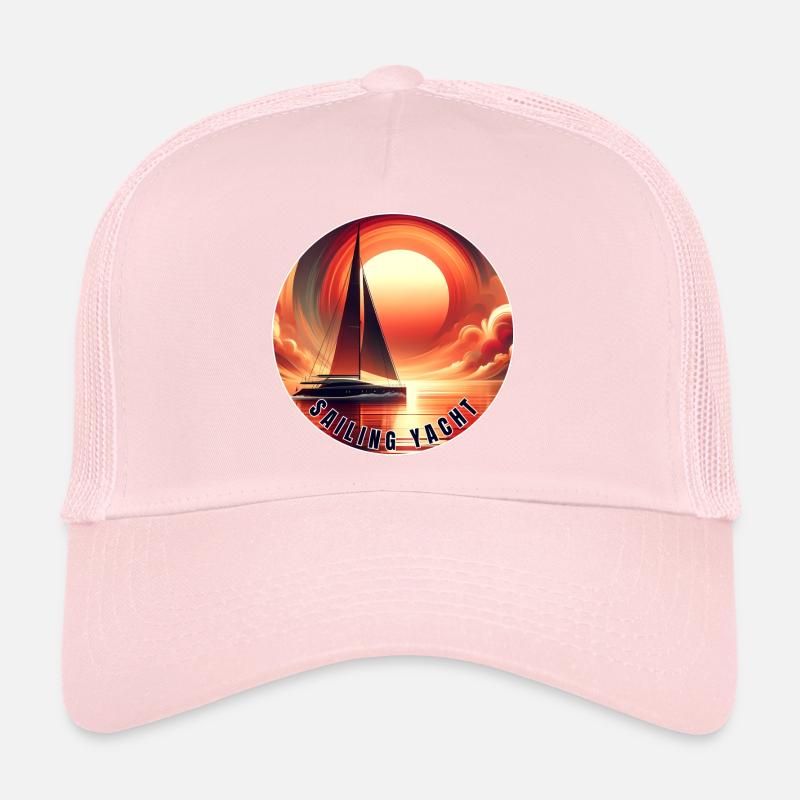 Sunset Sailing Trucker Cap