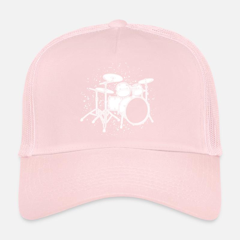 Dessin du kit de batterie Casquette trucker 