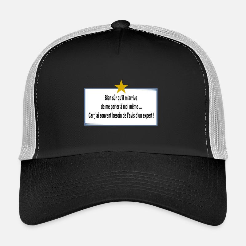 Je me parle à moi même Casquette trucker 