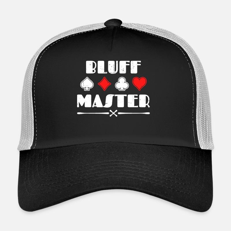 Poker Bluff Zocken Casino Statement Profispieler Trucker Cap