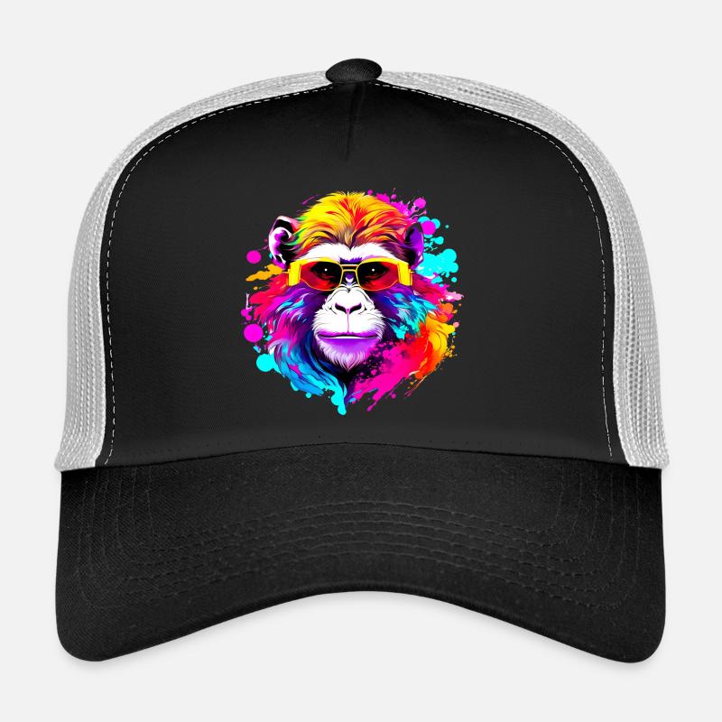 Fancy Macaque #1 Trucker Cap