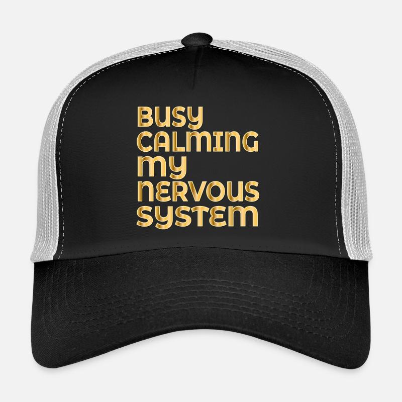 CALMER MON SYSTÈME NERVEUX Casquette trucker 