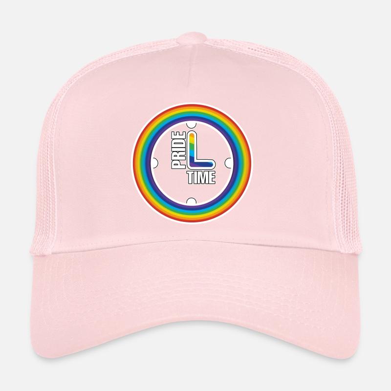 Horloge à anneau Rainbow Pride Casquette trucker