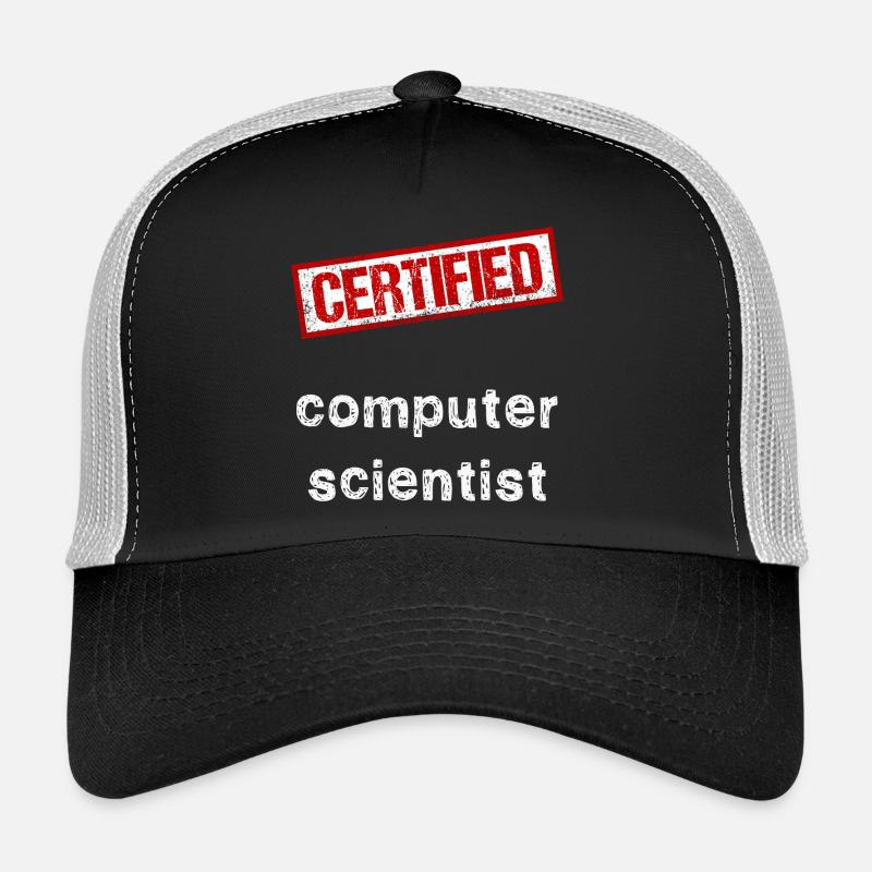 Computer scientist - Trucker Cap - black/stone grey