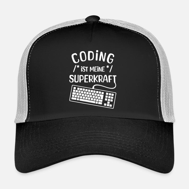 Instruction de script de code Développeur Computergeek Casquette trucker 