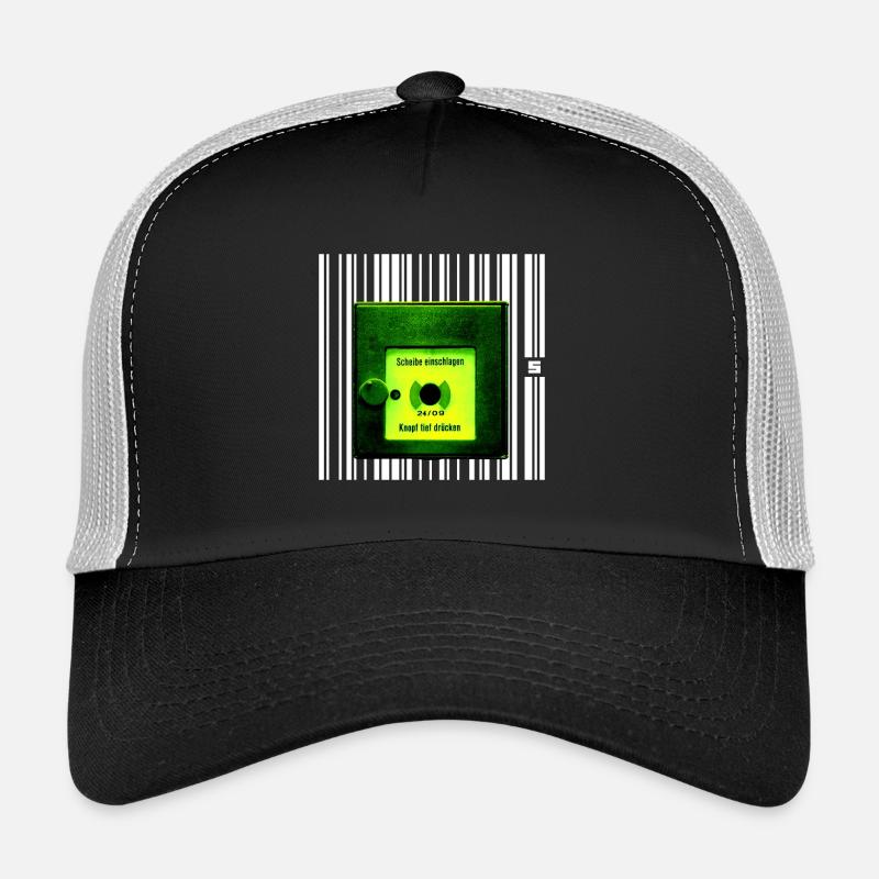SPOT - GUDE - Trucker Cap - black/stone grey