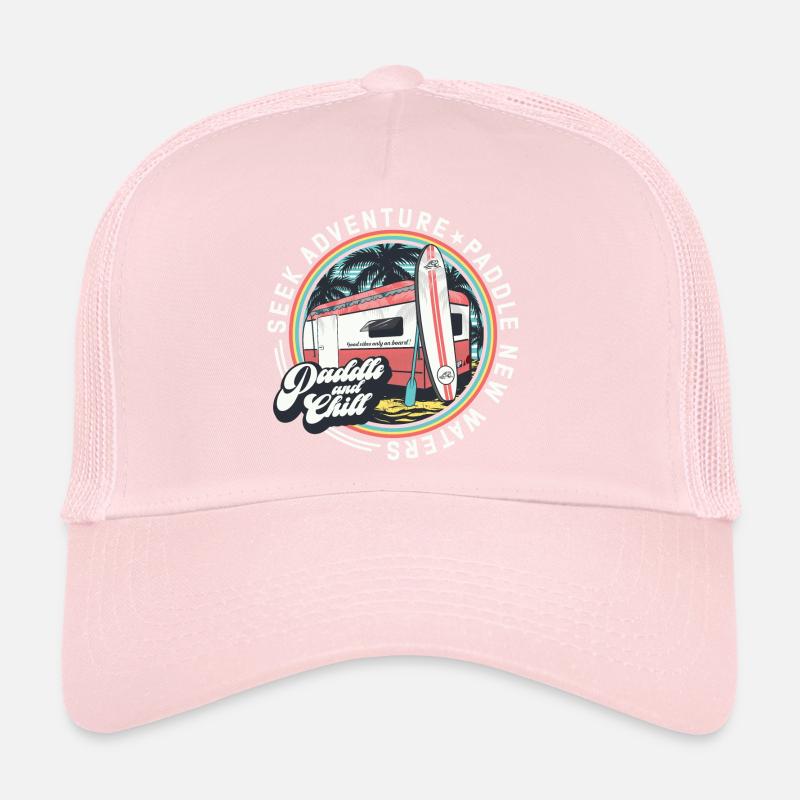 Seek adventure paddle new waters Trucker Cap