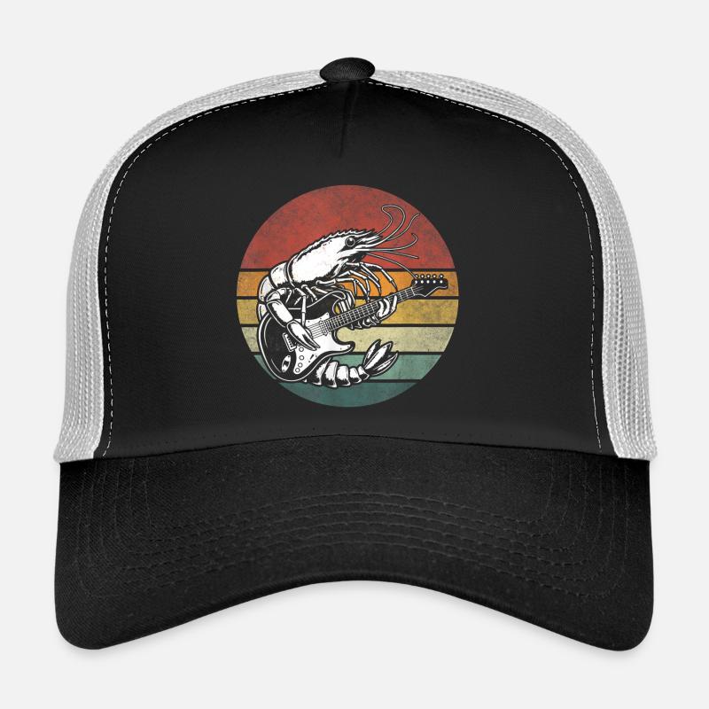 Guitare Crayfish Rock Sunset Casquette trucker 