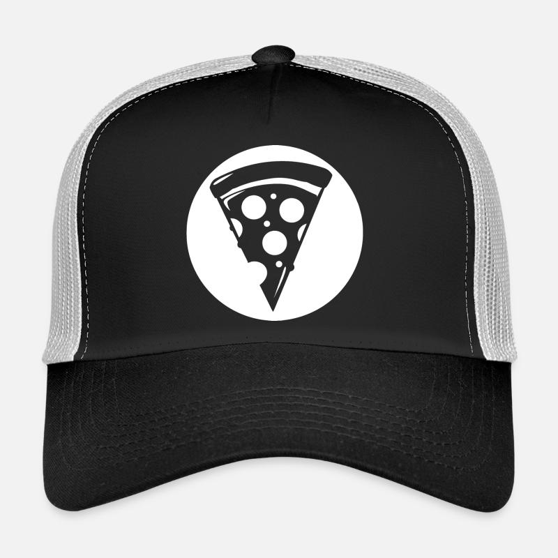 Dessin de morceau de pizza Casquette trucker 