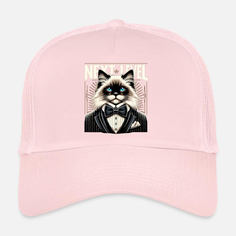 Chat Sacré de Birmanie Chat de Birmanie Cadeau de smoking Casquette trucker 