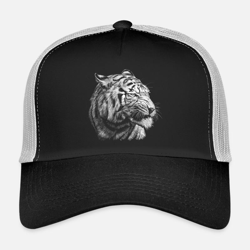 Tiger - Trucker Cap - Schwarz/Steingrau
