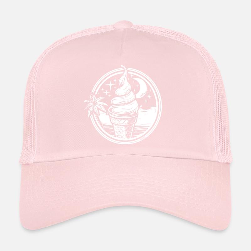 Dessin de crème glacée Casquette trucker 