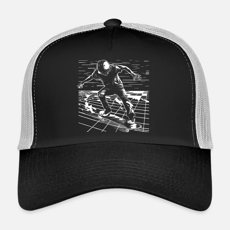 Skater Grafik Trucker Cap