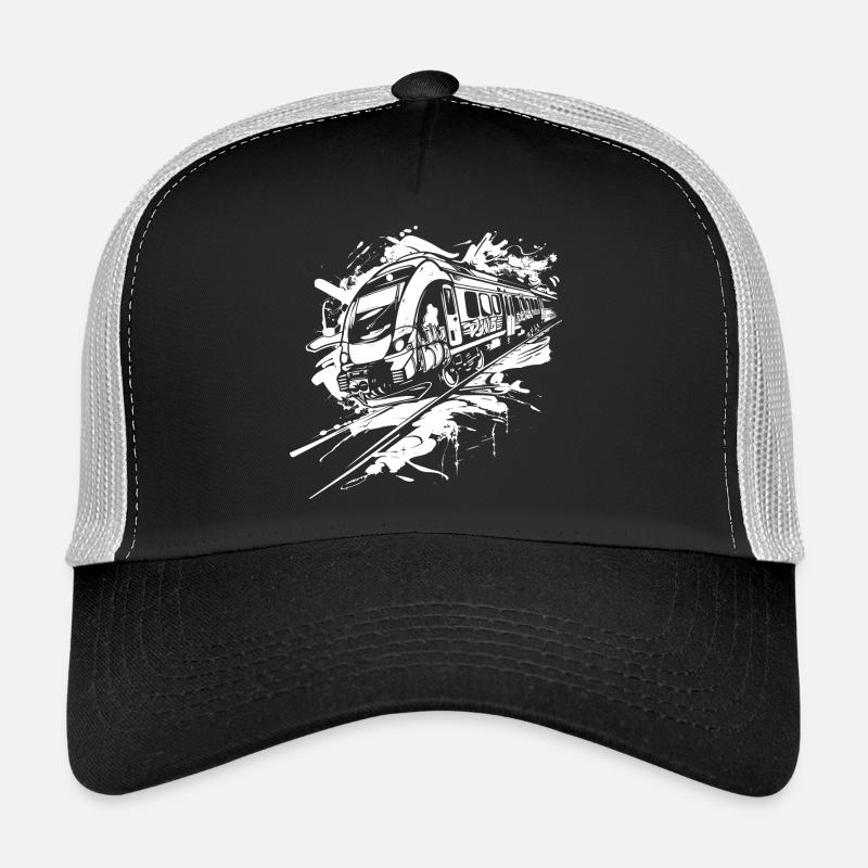 Train Graffiti Trucker Cap