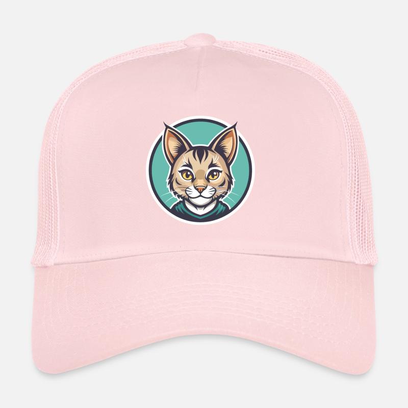 Pixie Bob Katze Rasse Cartoon Kawaii Tier Haustier Trucker Cap