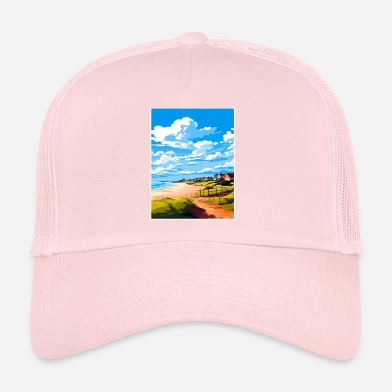 Suffolk Coast Heaths voyage affiche souvenir WPA Casquette trucker 