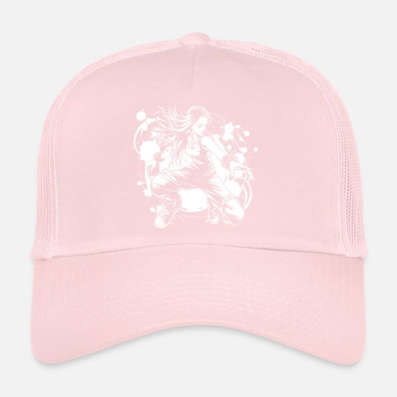 Breakdancer Mädchen Trucker Cap