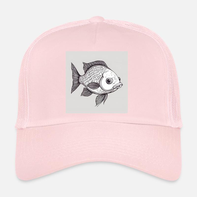 Poisson Casquette trucker 