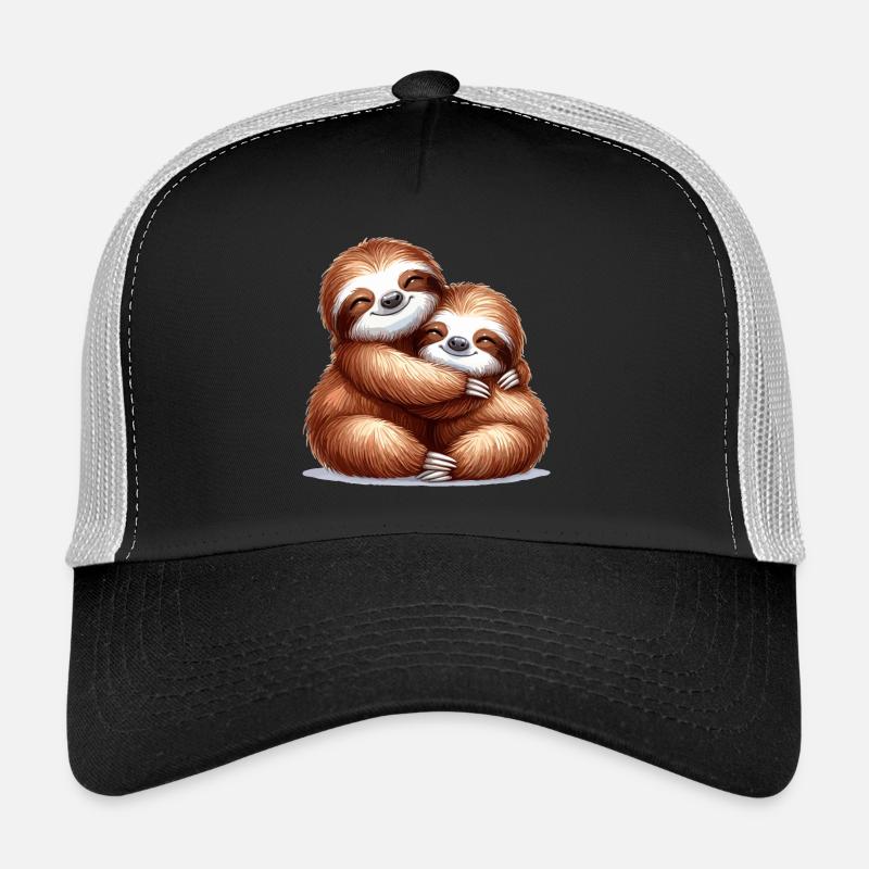 Sloths Sloth Snuggle Gift Trucker Cap