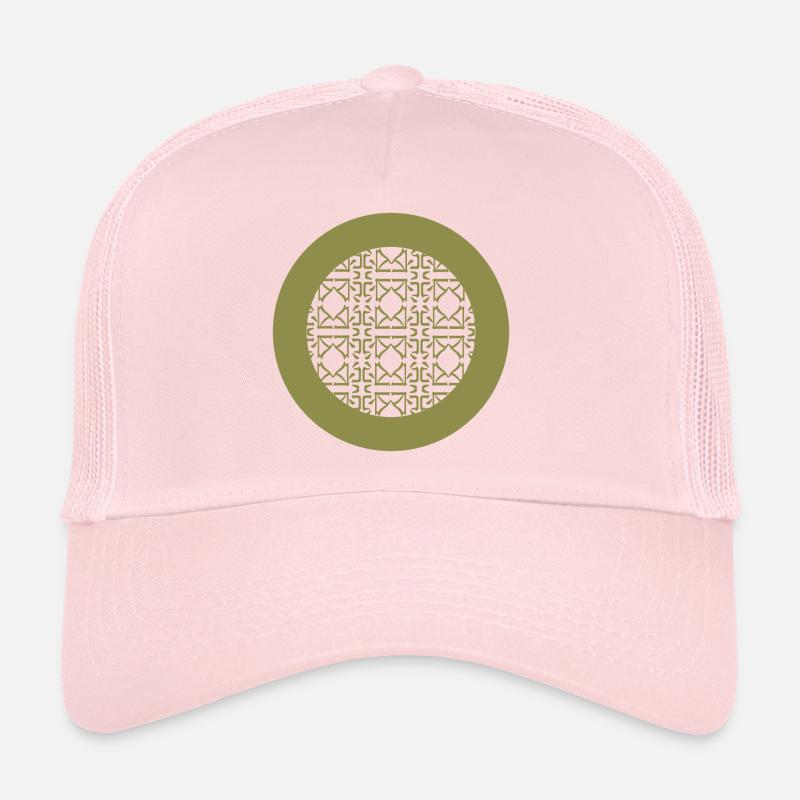 Circular-Decor Trucker Cap