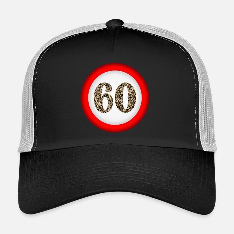 60th Birthday - NUMBER 60 ATTENTION Trucker Cap