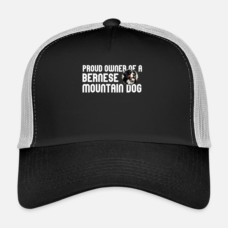 Bouvier bernois - Casquette trucker  - noir/gris pierre