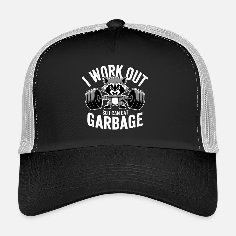 Waschbär - I work out so I can eat garbage Trucker Cap