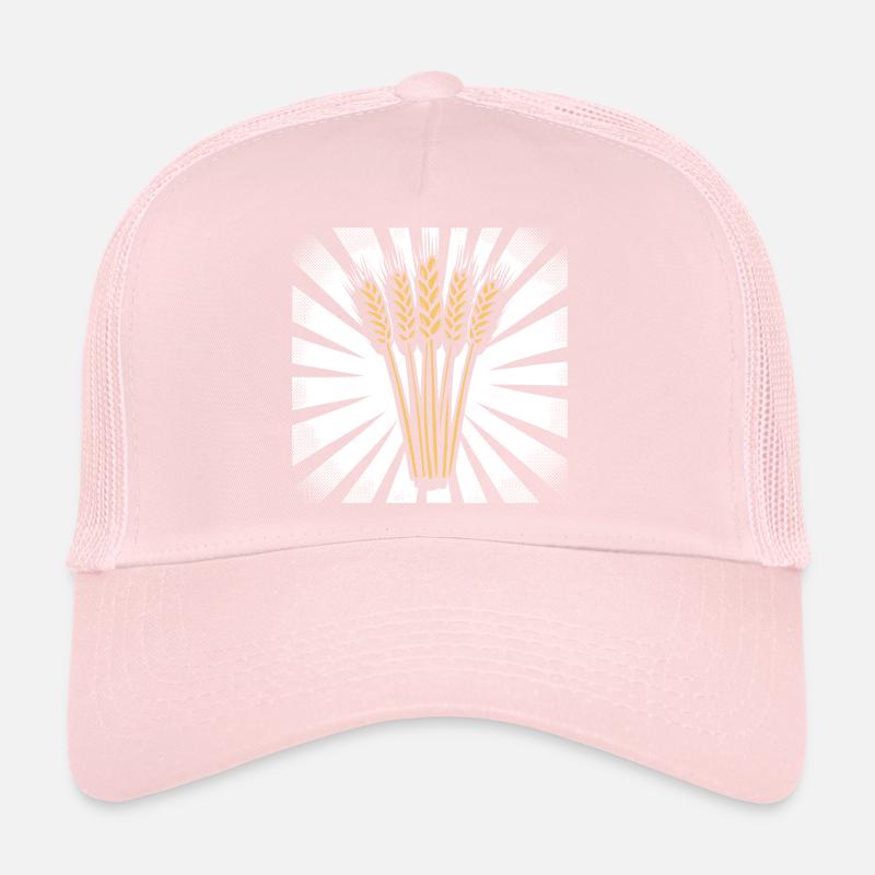 5 Wheat Ears Highlight Gold Trucker Cap